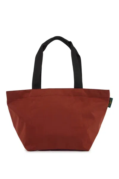 Herve Chapelier Large Two Tone Tote Bag In Red