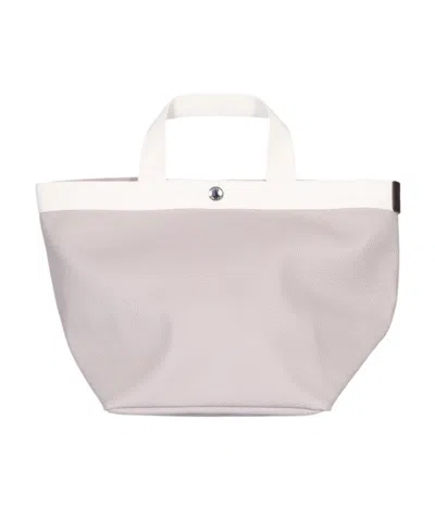 Herve Chapelier Logo Handbag In Pink
