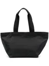 Herve Chapelier Medium Tote Bag In Black
