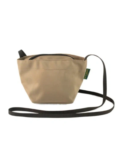 Herve Chapelier Logo-tag Zip-up Crossbody Bag In Multicolor
