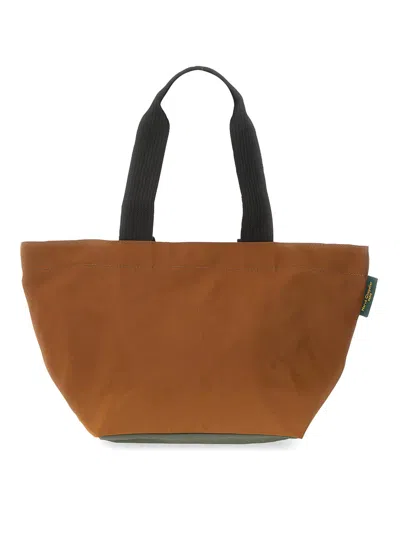 Herve Chapelier Medium Shopping Bag In Brown