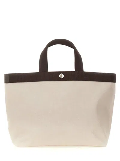 Herve Chapelier Hervé Chapelier Medium Tote Bag In Beige