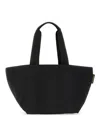 Herve Chapelier Medium Tote Bag In Black