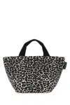 Herve Chapelier Herve' Chapelier Medium Tote, Square Base, Inside Pocket In Pattern