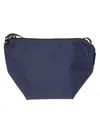 Herve Chapelier Min Zip Shoulder Bag In Blue