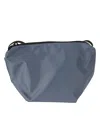 Herve Chapelier Mini Bag Square Base Size S In Denim