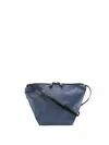 Herve Chapelier Mini Bag Square Base Size S In Blue
