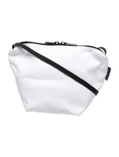 Pre-owned Herve Chapelier Nylon Shoulder Bag In White