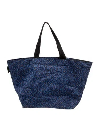 Pre-owned Herve Chapelier Nylon Tote In Blue