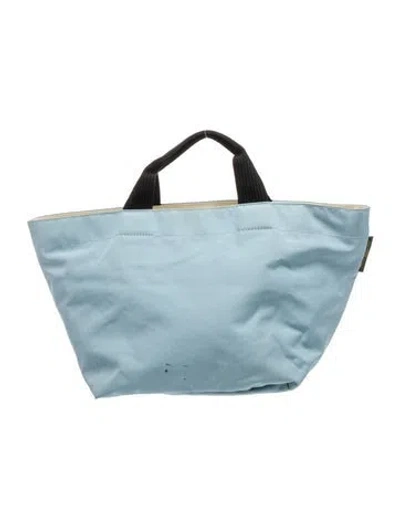 Pre-owned Herve Chapelier Nylon Tote In Blue