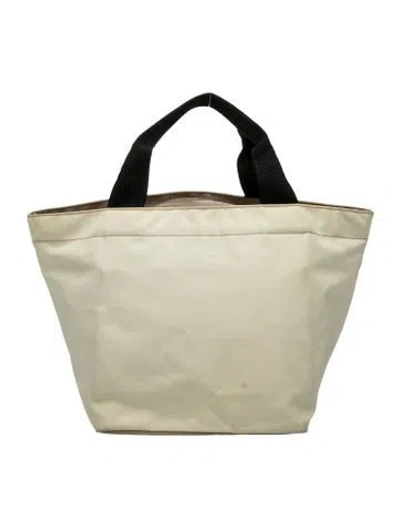 Pre-owned Herve Chapelier Nylon Tote In Green