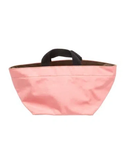 Pre-owned Herve Chapelier Nylon Tote In Pink