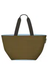 Herve Chapelier Top Handle Handbag In Taupe Bleuet