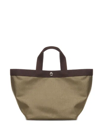 Herve Chapelier Snap-fastening Top-handle Tote Bag