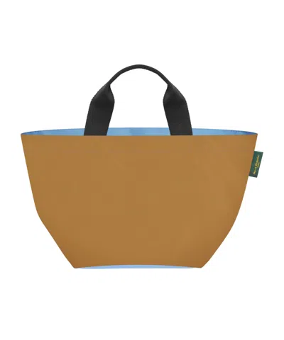 Herve Chapelier Square-bottom Handbag In Brown