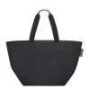 Herve Chapelier Square Bottom Shopping Bag In Black