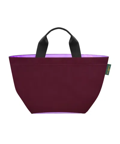 Herve Chapelier Square Bottom Tote Bag In Red