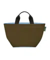 Herve Chapelier Top Handle Handbag In Brown