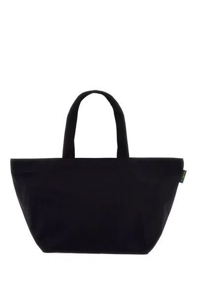 Herve Chapelier Two Tone Xl Tote Bag In Black