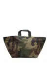 Herve Chapelier Xl Square Bottom Travel Bag Handbags Camouflage