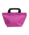 Herve Chapelier Zippered Handbag In Pink