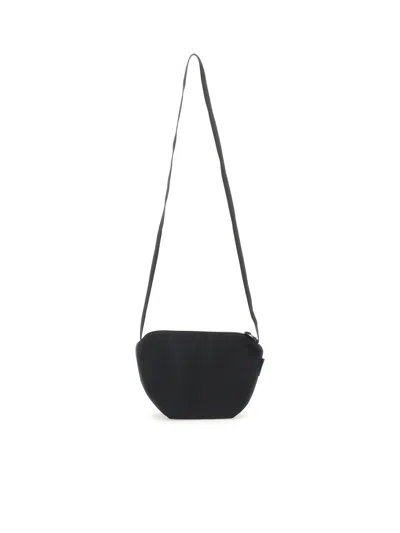 Herve Chapelier Zippered Shoulder Bag In Black
