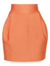 Herve L Leroux Bandage Tulip Mini Skirt