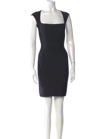 Pre-owned Herve Leger 1990's Mini Dress In Black