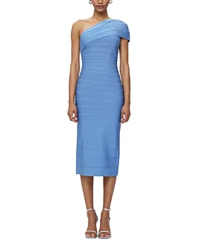 Herve Leger Abigail Dress In Hydrangea Blue