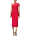 Herve Leger Abigail Dress In Rio Red