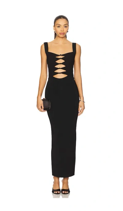 Herve Leger Alessia Gown In Black