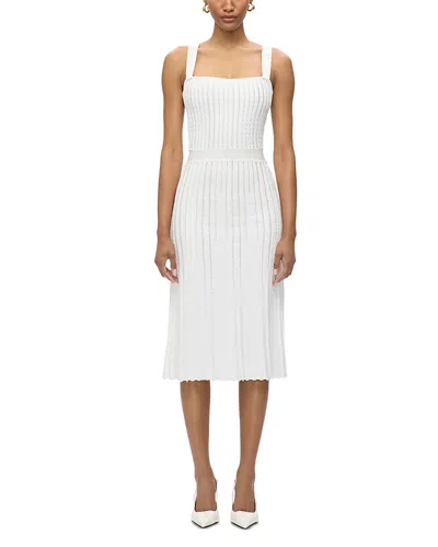 Herve Leger Anastasia Dress In Alabaster