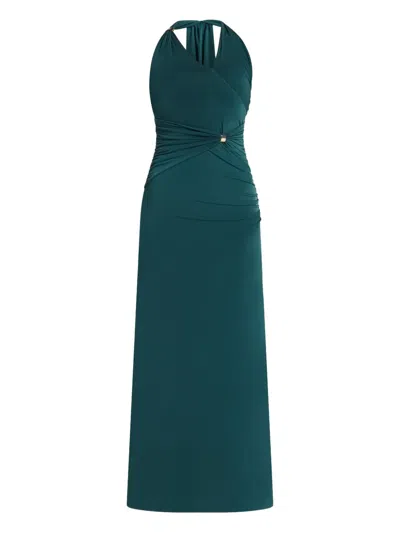 Herve Leger Aurora Gown In Green
