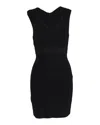 Herve Leger Bandage Mini Dress In Black Polyester In Black