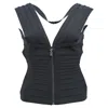 Herve Leger Bandage V-neck Top In Black Rayon In Black