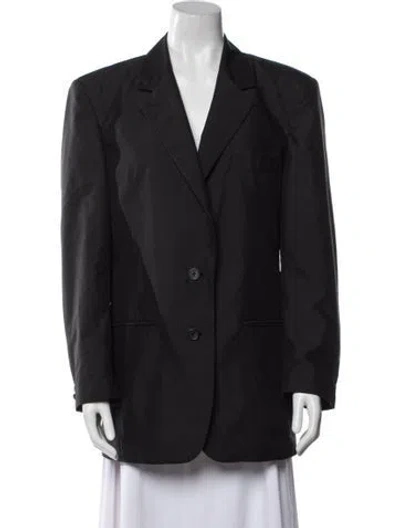 Pre-owned Herve Leger Blazer In Black