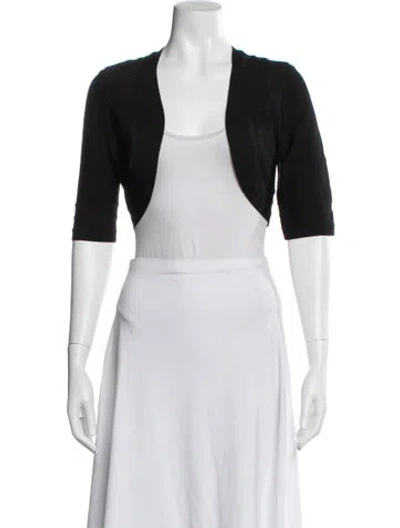 Pre-owned Herve Leger Bolero In Black