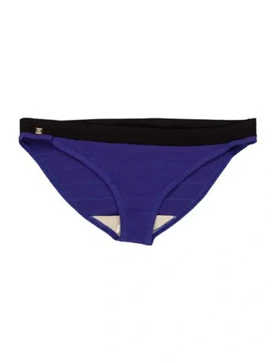 Pre-owned Herve Leger Bottoms W/ Tags In Purple