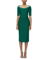 Herve Leger Caroline Dress In Forest