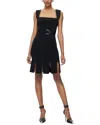 Herve Leger Carwash Bandage Mini Dress In Black