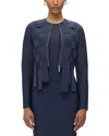 Herve Leger Celia Jacket In Midnight