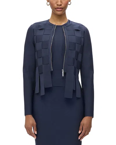 Herve Leger Celia Jacket In Midnight