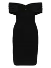 Herve Leger The Celine Dress In 黑色