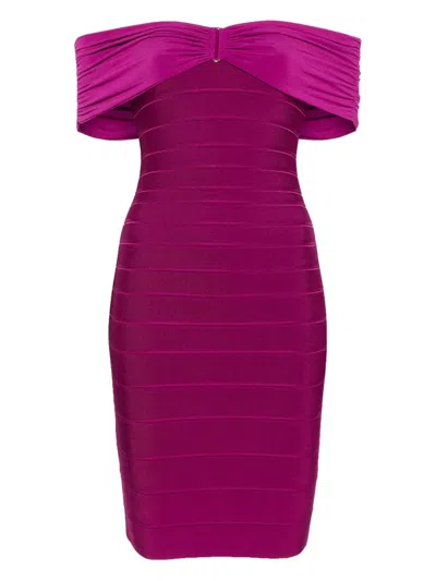 HERVE LEGER CELINE MINI DRESS