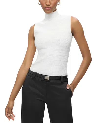 Herve Leger Clarice Top In Alab Foil