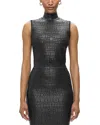 Herve Leger Clarice Top In Black Foil