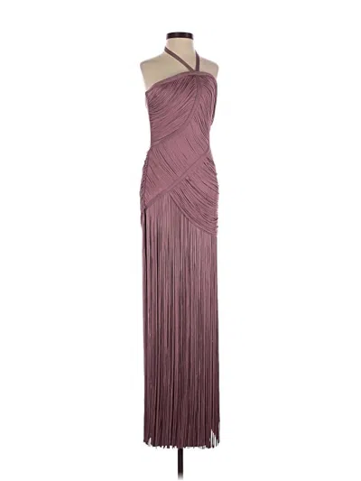 Pre-owned Herve Leger Cocktail Dress In Pink