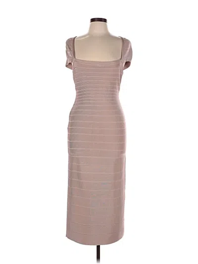 Herve Leger Cocktail Dress In Purple