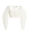 Herve Leger Hervé Léger Knit Bustier Top In White