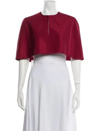 Pre-owned Herve Leger Crew Neck Sweater In Pink